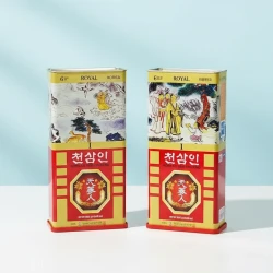 Hồng sâm củ khô hộp thiếc Bio 300g Chính hãng Hàn Quốc
