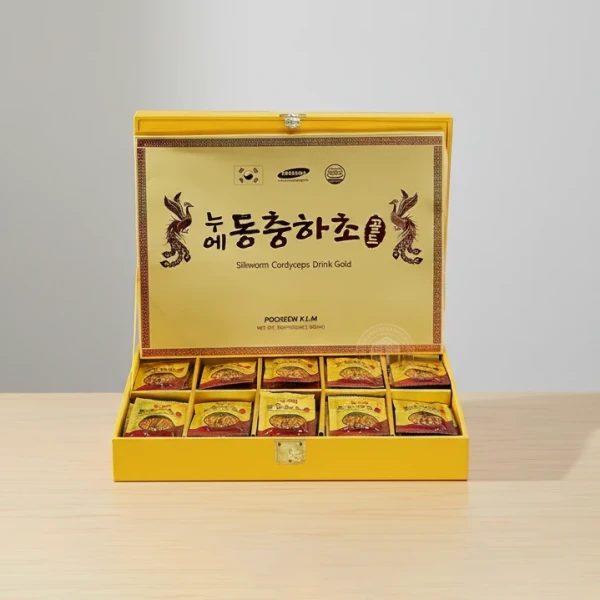 Nước đông trùng hạ thảo Hàn Quốc Pocheon hộp 60 gói x 30ml
