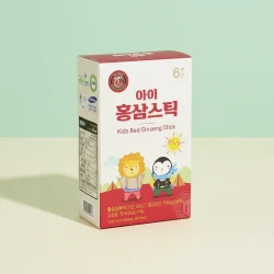 Nước hồng sâm Pocheon dành cho trẻ em dạng thanh - Kids red ginseng stick