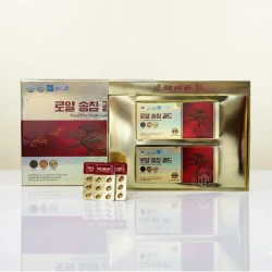 Viên tinh dầu thông đỏ Hàn Quốc cao cấp Royal Pine Needle Gold 180 viên