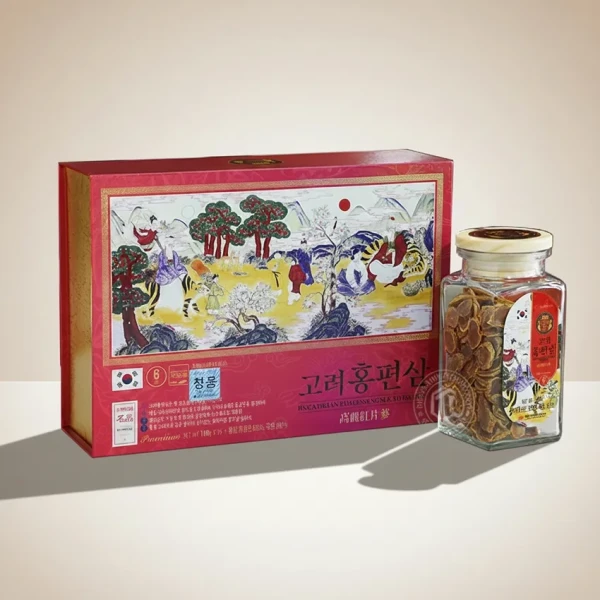 Hồng sâm lát khô Daedong hộp 3 lọ x 100g