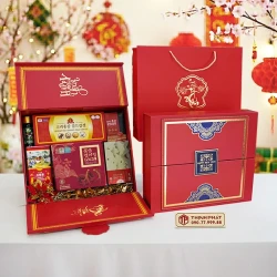 Hộp Quà Xuân Bách Lộc - Set 30 - Hộp quà tặng tết cao cấp Xuân 2026