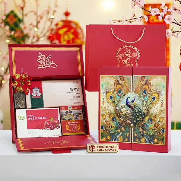 Hộp Quà Xuân Trường Thọ - Set 37 - Hộp quà tặng tết cao cấp Xuân Bính Ngọ 2026