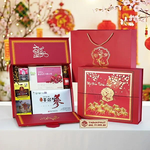Hộp Quà Xuân Trường Thọ - Set 38 - Hộp quà tặng tết cao cấp Xuân 2026