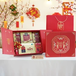 Hộp Quà Xuân Vạn Phúc - Set 65 - Hộp quà tặng tết cao cấp Xuân 2026