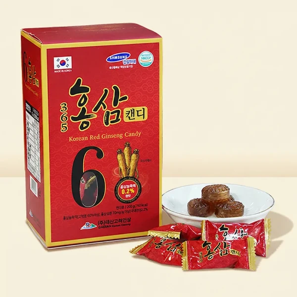Kẹo hồng sâm Hàn Quốc hộp 200g