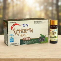 Nước bổ gan thanh lọc cơ thể Wel Bio Hàn Quốc hộp 10 chai x 100ml