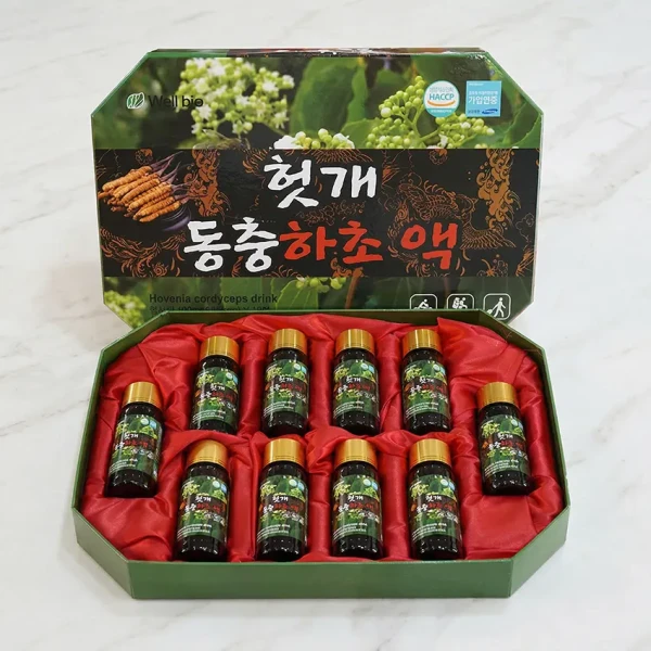 Nước bổ gan thanh lọc cơ thể Jeong Won Hàn Quốc hộp 10 chai x 100 ml