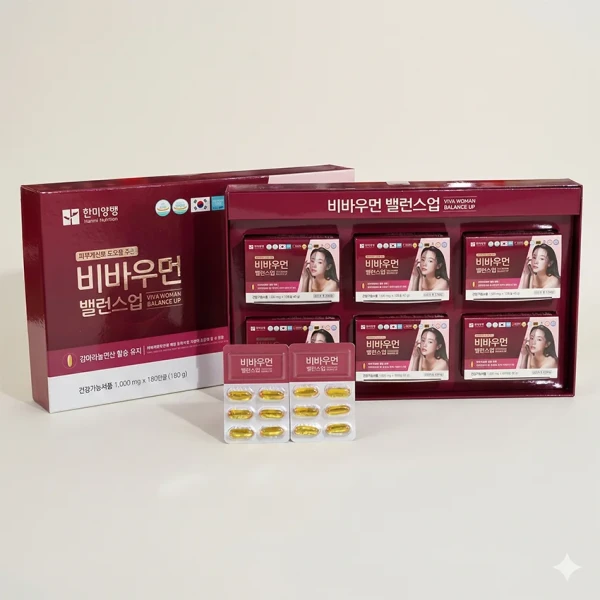Viên uống cân bằng nội tiết tố nữ Hàn Quốc hộp 180 viên