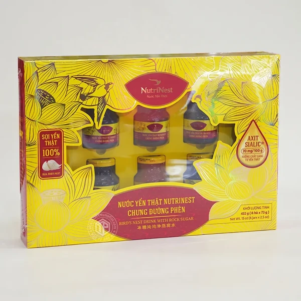 Yến chưng sẵn hộp 6 lọ Gold Bird Silver