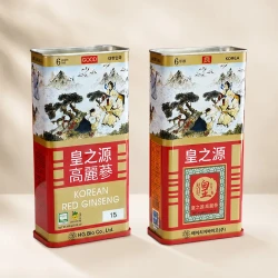 Hồng sâm củ khô hộp thiếc HG Bio 600g Chính hãng Hàn Quốc