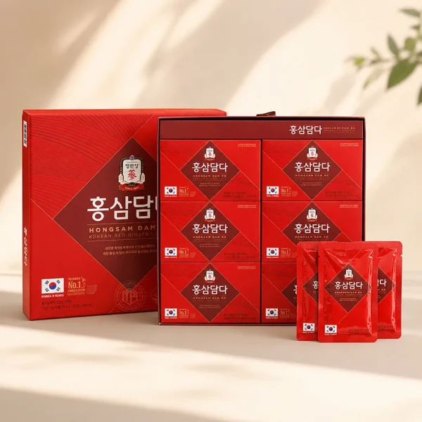 Nước Hồng Sâm Dam Da Jung Kwan Jang hộp 30 gói x 50ml