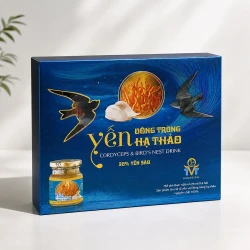 Yến đông trùng hạ thảo không đường hộp 6 lọ