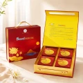 Bánh trung thu Yến Sào thập cẩm hộp 4 bánh x 200gr