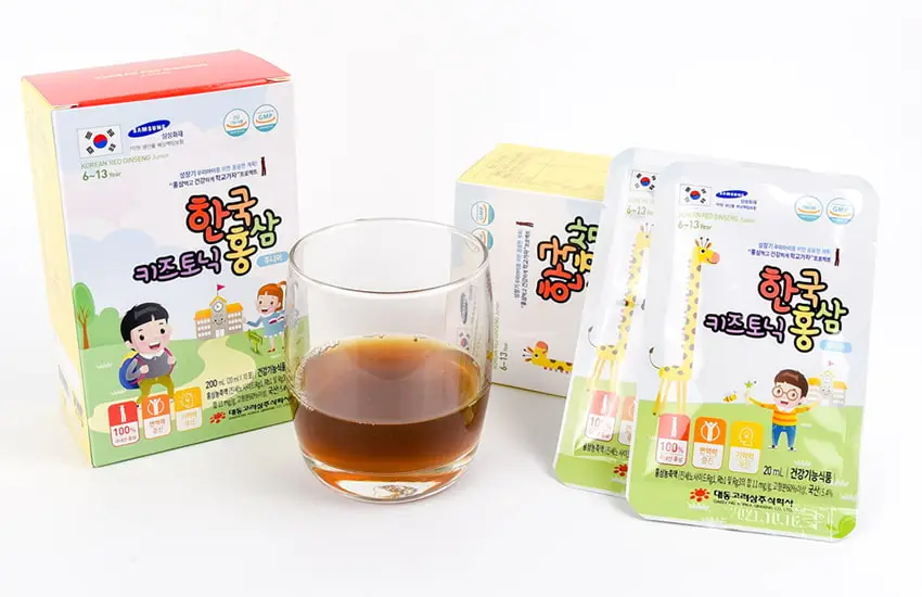 Nước hồng sâm Baby Daedong cho trẻ em 6 - 13 tuổi hộp 30 gói x 20ml