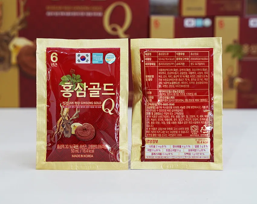 Nước hồng sâm nhung hươu linh chi