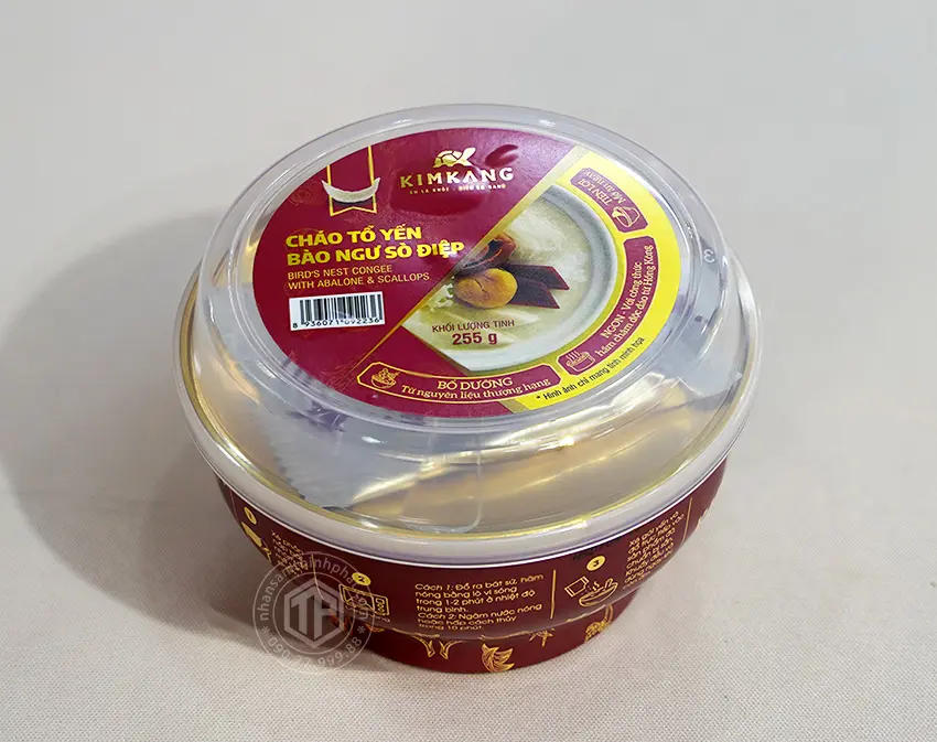 Cháo tổ yến bào ngư sò điệp hộp 6 chén x 255g