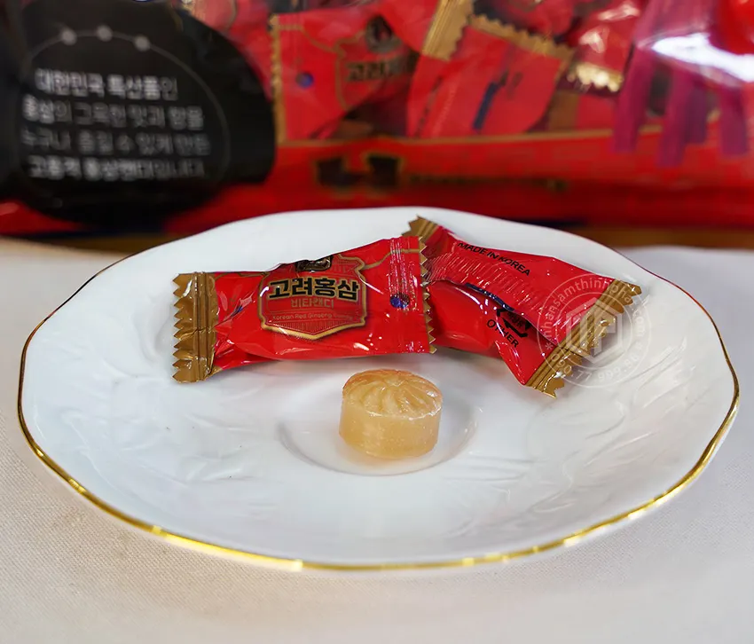 Kẹo hồng sâm có đường 200g Kẹo hồng sâm có đường 200g