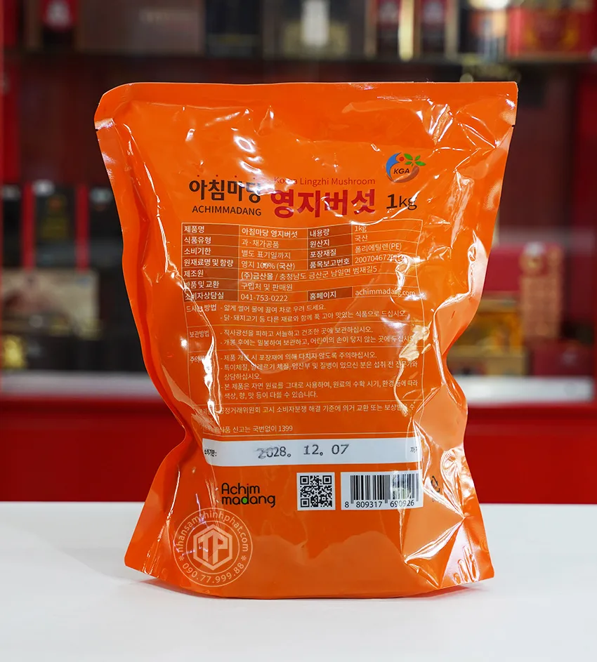 Nấm linh chi đỏ Hàn Quốc loại 1 kg 4-5 tai