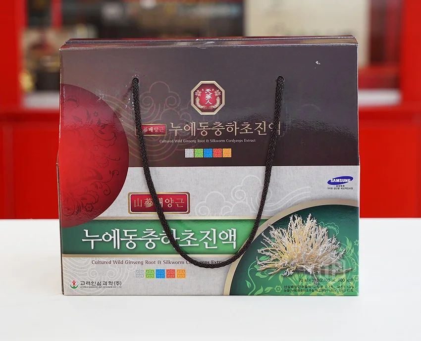 Nước đông trùng hạ thảo nhân sâm hộp 30 gói