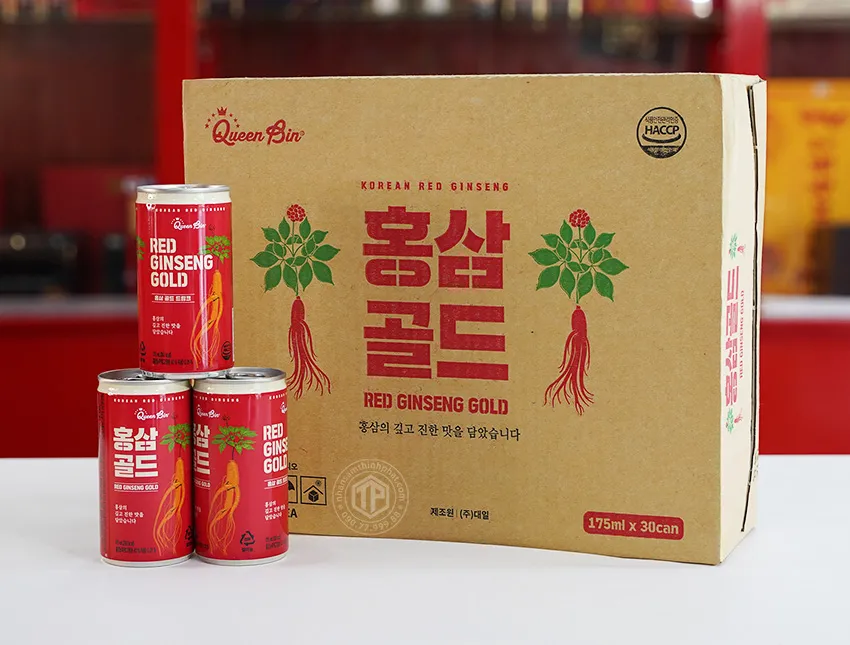 Nước hồng sâm Bio Hàn Quốc thùng 30 lon Nước hồng sâm Bio Hàn Quốc thùng 30 lon