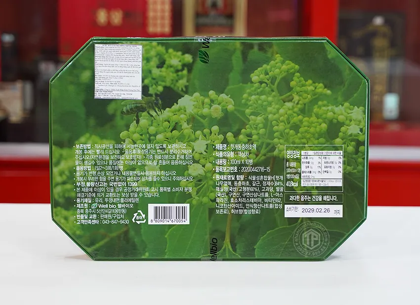 Nước bổ gan thanh lọc cơ thể Jeong Won Hàn Quốc hộp 10 chai x 100 ml Nước bổ gan thanh lọc cơ thể Jeong Won Hàn Quốc hộp 10 chai x 100 ml