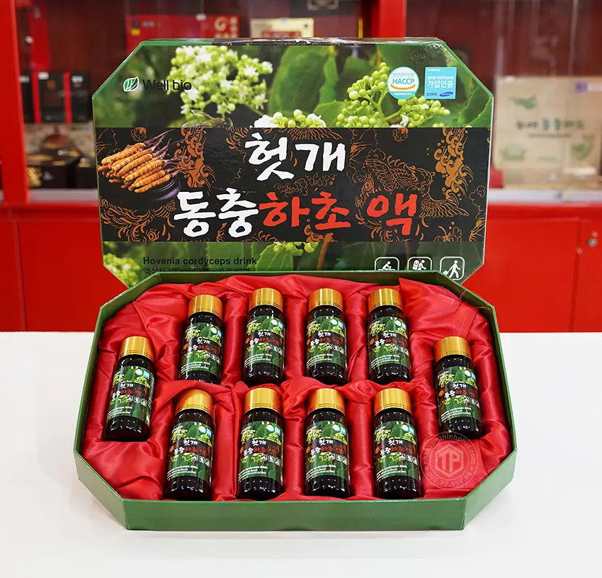 Nước bổ gan thanh lọc cơ thể Jeong Won Hàn Quốc hộp 10 chai x 100 ml Nước bổ gan thanh lọc cơ thể Jeong Won Hàn Quốc hộp 10 chai x 100 ml