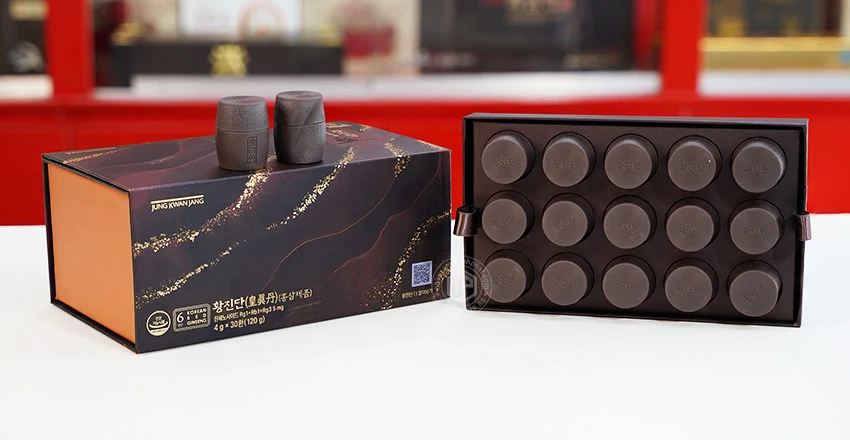 Viên hồng sâm linh đan Chính phủ Hàn Quốc Jung Kwan Jang KGC hộp 30 viên Viên hồng sâm linh đan Chính phủ Hàn Quốc Jung Kwan Jang KGC hộp 30 viên