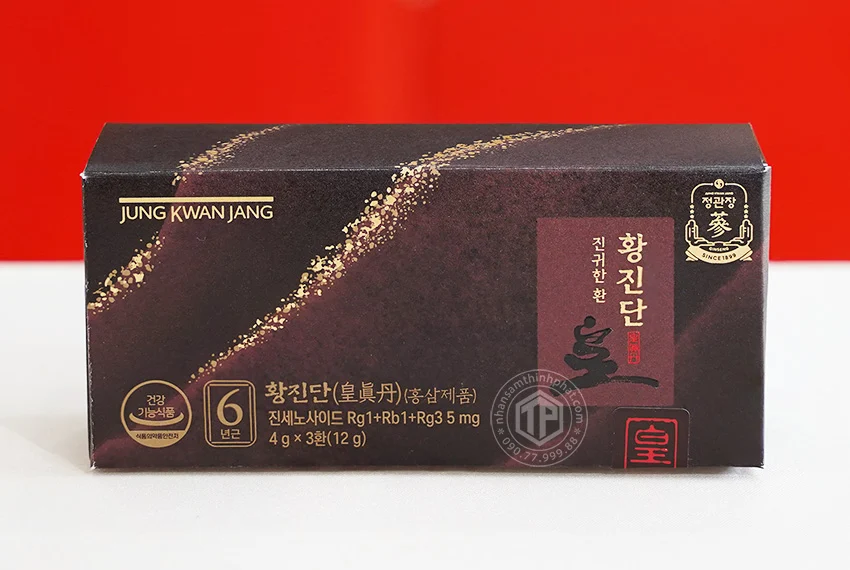 Viên hồng sâm linh đan Chính phủ Hàn Quốc Jung Kwan Jang KGC hộp 3 viên