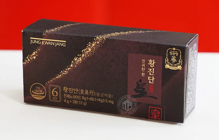 Viên hồng sâm linh đan Chính phủ Hàn Quốc Jung Kwan Jang KGC hộp 3 viên